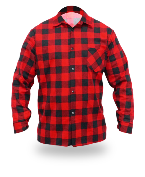 columpio Herencia Refinar Camisa de franela roja, talla M, 100% algodón | TISTO