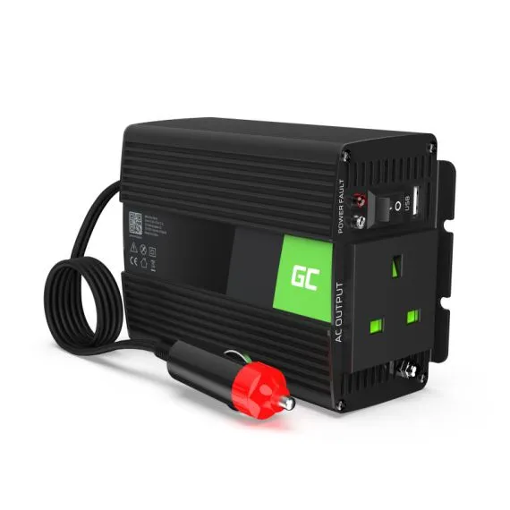 Spændingsomformer Inverter 12V til 230V 150W / 300W Modificeret UK PLUG sinusbølge - TISTO