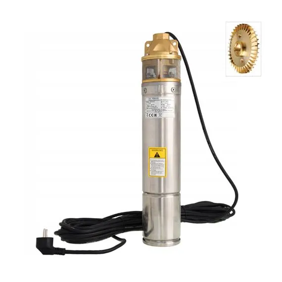 Elettropompa sommersa da pozzo monoblocco 4” 50 l/min 107 m 1100 W 230 V - TISTO