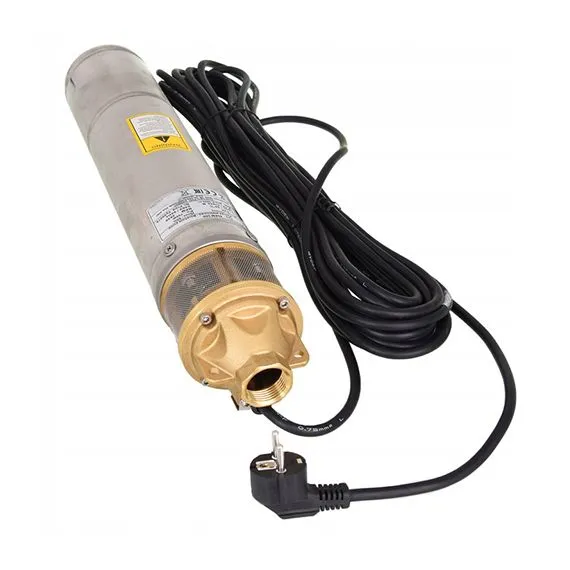 Elettropompa sommersa da pozzo monoblocco 4” 50 l/min 107 m 1100 W 230 V - TISTO