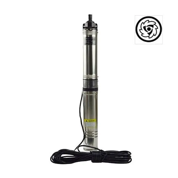Flertrinns dypbrønnpumpe 90 l/min 62 m 1100 W 95 mm 230 V - TISTO