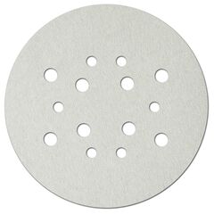 Abrasive white discs universal 225mm, grad180, velcro, set of 5 pcs - TISTO