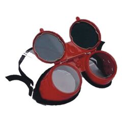 Sveisebrillefilter DES020, diameter 50mm, DIN5 filter, sett med 4 stk. - TISTO