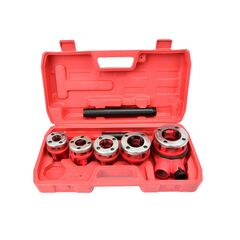 Ročni rezalnik cevnih navojev s petimi nastavki 3/8", 1/2", 3/4", 1", 1-1/4" - TISTO