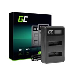 Chargeur double LI-50C pour Olympus LI-50B, SZ-15 SZ-16 Tough 6000 8000 TG-810 TG-820 TG-830 TG-850 VR-370 XZ-1 - TISTO