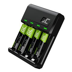 Set VitalCharger and batteries 2xAA 2000mAh 2xAAA 800mAh - TISTO
