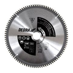 Aluminijasta krožna žaga premera 100z 250 mmx30 - TISTO