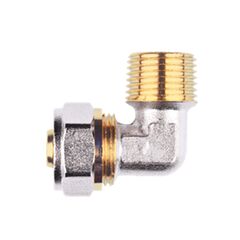 Compression elbow 90 with male thread - TISTO