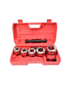 Ročni rezalnik cevnih navojev s petimi nastavki 3/8", 1/2", 3/4", 1", 1-1/4" - TISTO