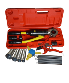 Hydraulic gripping pliers for composite pipes with accessories - TISTO