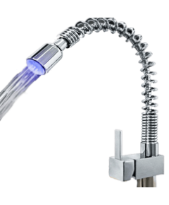 Rubinetto cucina a led estraibile con semiarco - TISTO