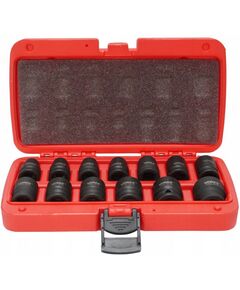 1/2" KORTE SLAGDOZEN, 13 STUKS, 10-24 mm - TISTO