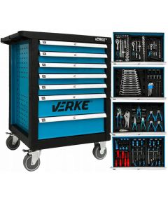 ARMOIRE À OUTILS 7 TIROIRS BLEU ACCESSOIRES - TISTO