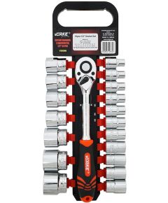 JUEGO DE VASOS CON TRINQUETE 1/2" 19 PZS - TISTO