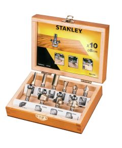 FRESAS TCT / TCT # 8MM JUEGO 10PCS STANLEY - TISTO
