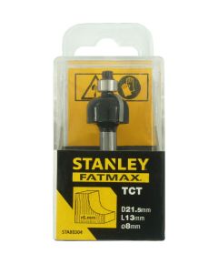 TCT / HM cutter - handle Ø8 mm, concave - 6 x 21.5 mm (1 piece) STANLEY FATMAX - TISTO