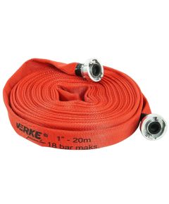 1 "x20M 18 BAR WATER HOSE WITH FITTINGS - TISTO