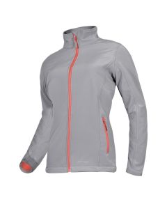 SOFTSHELL-JACK DAMES GRIJS-POM "L" LAHTI - TISTO