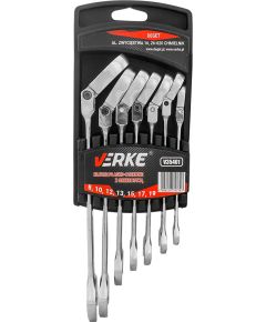 COMBINATION RATCHET WRENCH 7 PCS. - TISTO