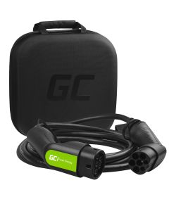 Cavo Tipo 2 11kW 5m per ricarica Tesla Model 3/S/X, Leaf, ZOE, i3, ID.3, I-Pace, E-Tron, Kona, Ioniq - TISTO