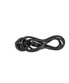 Kabel zasilający sieciowy wtyczka wersja angielska UK - koniczynka 1.2m - TISTO