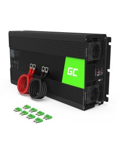 Měnič napětí Invertor 24V na 230V 1500W / 3000W Modifikovaná sinusovka - TISTO