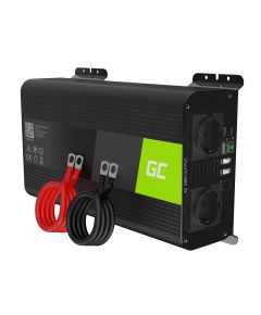 Wechselrichter Spannungswandler PRO 12V auf 230V 1000W/2000W Reiner sinus - TISTO