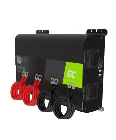 Spenningsomformer Inverter 12V til 230V 2000W / 4000W Ren sinusbølge - TISTO
