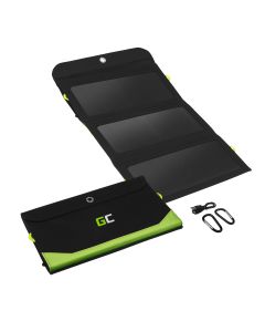 Ładowarka, panel solarny SolarCharge o mocy 21W z funkcją power banka 6400mAh - TISTO