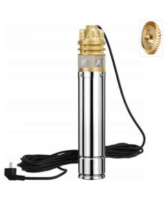 Pompe monobloc submersible pour puits profond 3" 45 l/min 60 m 750 W 230 V - TISTO