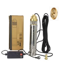 Pompe pour puits profond 50 l/min 90 m 1100 W 96 mm 230 V - TISTO