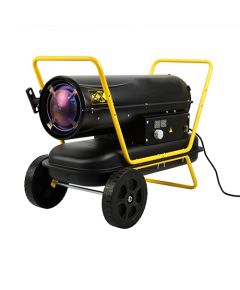 Olejový ohřívač vzduchu s termostatem 25 kW - TISTO