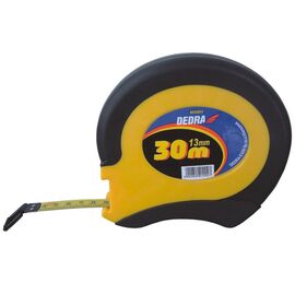 Tape 30M / 13mm steel, ABS casing with rubber - TISTO