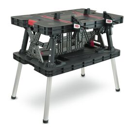 Skládací pracovní stůl, maximální zatížení 453 kg - TISTO