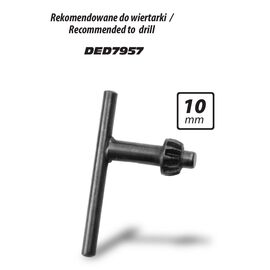 10 mm borepatronnøgle - TISTO
