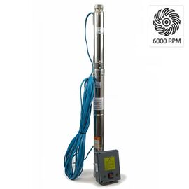 3” high speed deep well pump 6000 rpm 150 l/min 75 m 1100 W 160 - 250 V - TISTO