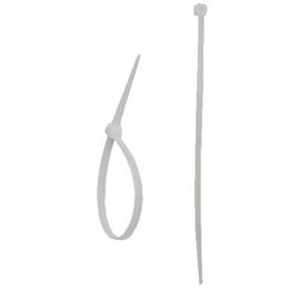 Serre-câbles en nylon blanc 3.6x140mm (25pcs) - TISTO
