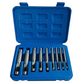 Set of drift punches for soft materials, 9 pcs. - TISTO
