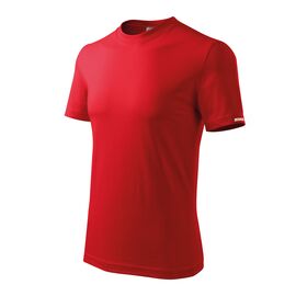 Heren T-shirt L, rood, 100% katoen - TISTO