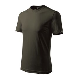 Herren T-Shirt L, Armeefarbe, 100% Baumwolle - TISTO