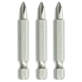 Phillips screwdriver bit set PH1 / 2 / 3x50mm, blister - TISTO