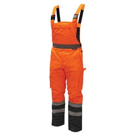 Teplé reflexní kalhoty velikosti M, oranžové - TISTO