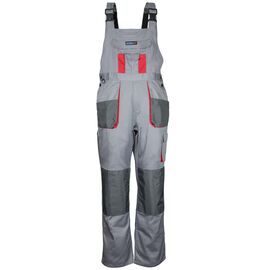 Protective dungarees LD / 54, gray, Comfort rope 190g / m2 - TISTO