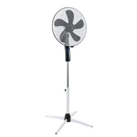 Stand fan 16 "" black and white with remote control - TISTO