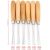 Professional carving chisels 6 pieces - TISTO