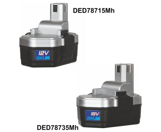 18V 1,2 Ah nikl -metal hydridová baterie pro DED7873 - TISTO