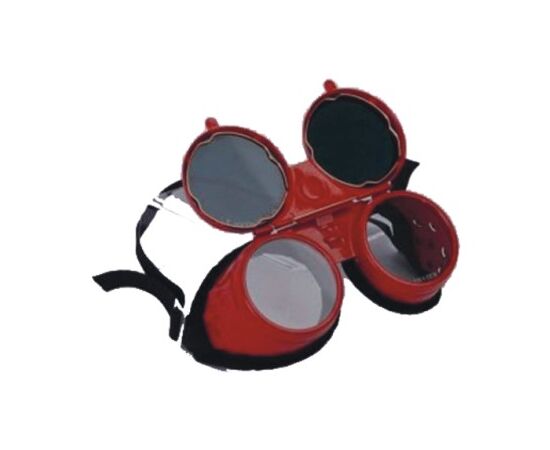 Svetsglasögonfilter DES020, diameter 50mm, DIN5 -filter, uppsättning med 4 st. - TISTO