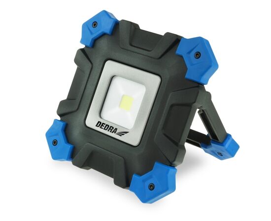 Compacte werkplaatslamp 10W COB LED, 230V opladen, USB, micro USB - TISTO