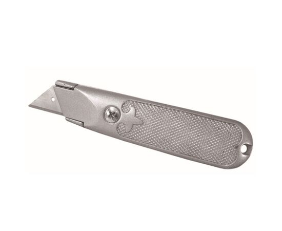 Cuchillo de metal con hoja trapezoidal fija - TISTO