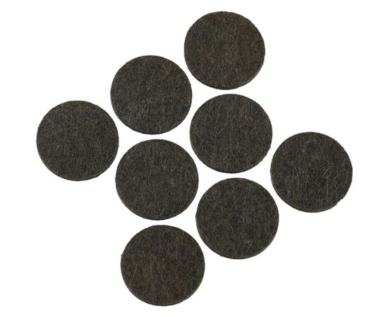 Self-adhesive felt pads, set of 8 pcs, round 25mm - TISTO